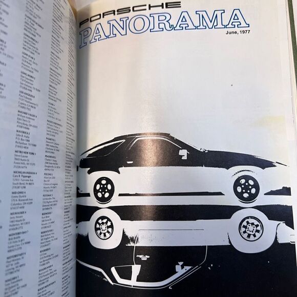 Porsche Panoramic Hardcover Bounded Magazines Vintage 1977 JAN-Dec  PCA - Picture 9 of 15